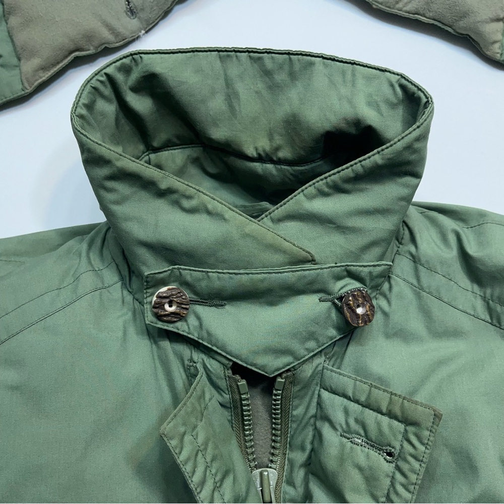 Cabela's Goose Down Field Jacket Mens Medium Fleece Lined Removable Hood  READ - Picture 12 of 16